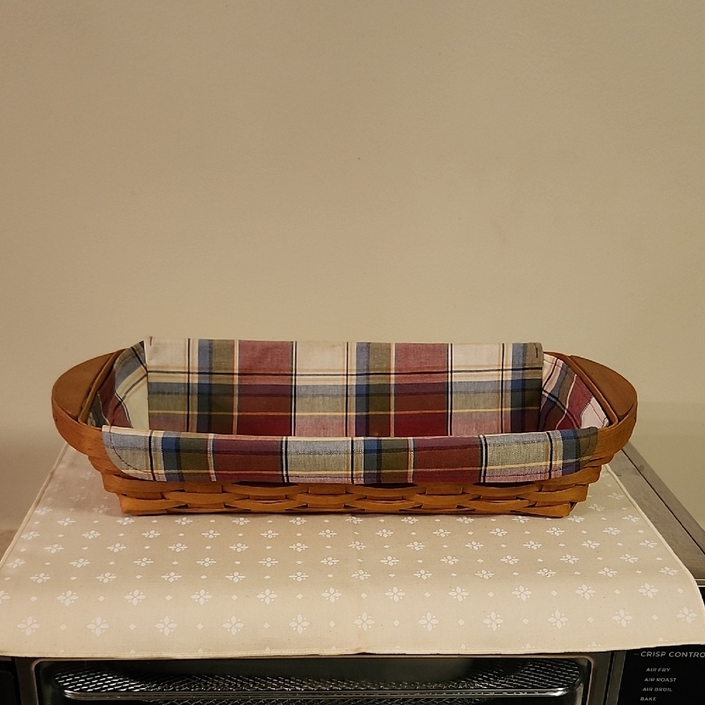 Longaberger Handwoven Bagel Basket